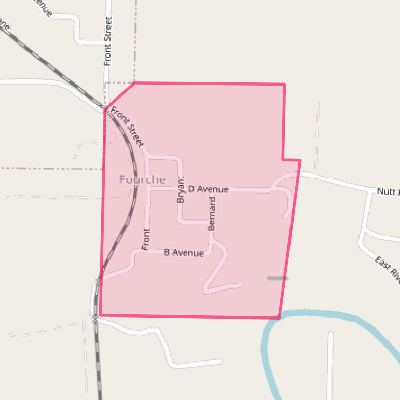 Map of Fourche