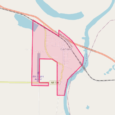 Map of Garland