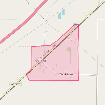 Map of Garner