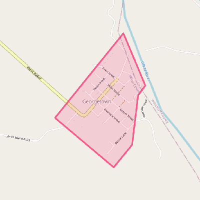 Map of Georgetown