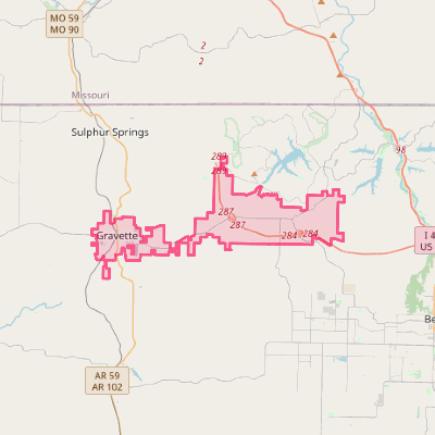 Map of Gravette