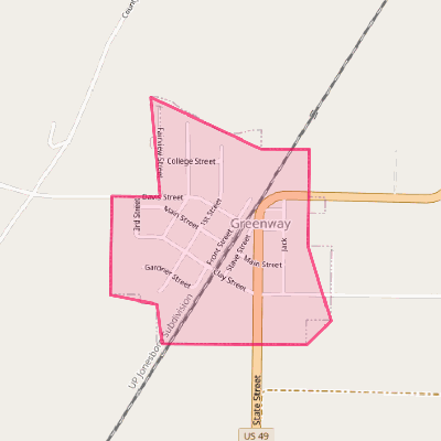 Map of Greenway