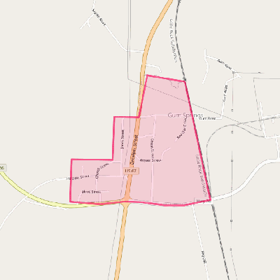 Map of Gum Springs