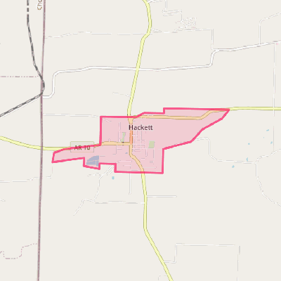 Map of Hackett