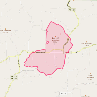 Map of Hagarville