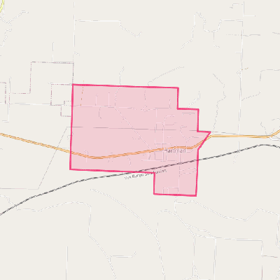 Map of Hartman