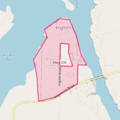 Map of Higden