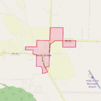 Map of Holly Grove