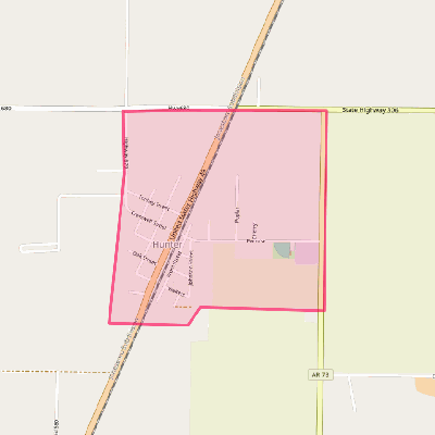 Map of Hunter