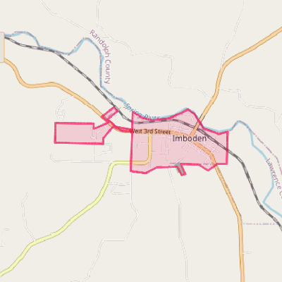 Map of Imboden