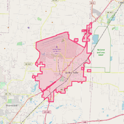 Map of Jacksonville