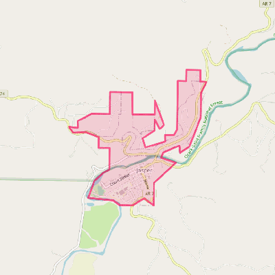 Map of Jasper