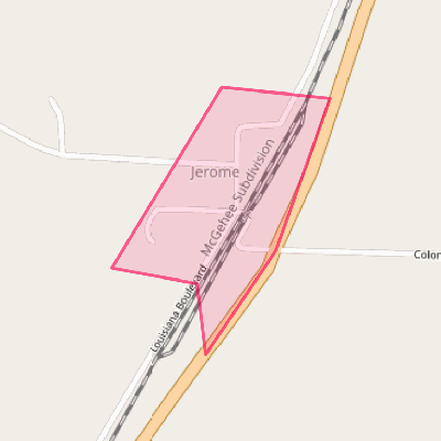 Map of Jerome