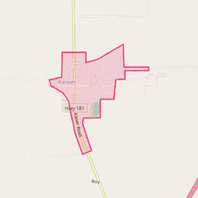 Map of Keiser