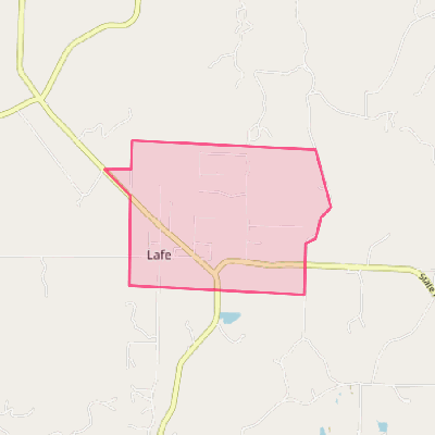 Map of Lafe