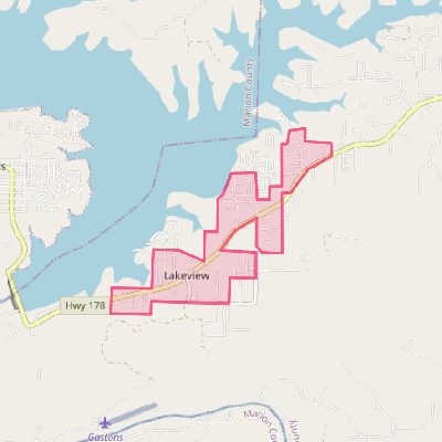 Map of Lakeview