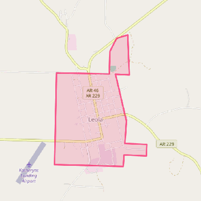 Map of Leola