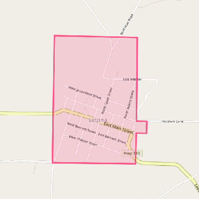 Map of Letona