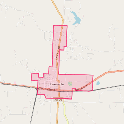 Map of Lewisville