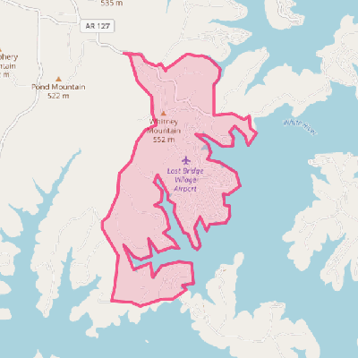 Map of Lost Bridge Village