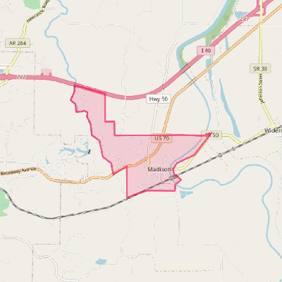 Map of Madison