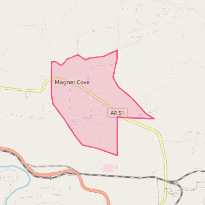Map of Magnet Cove