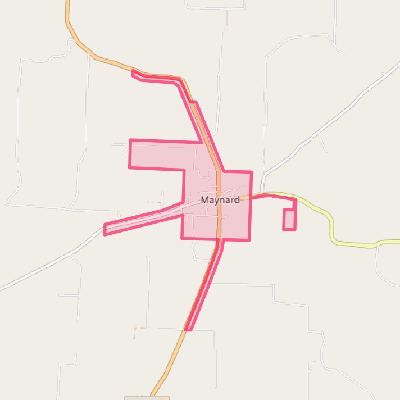 Map of Maynard