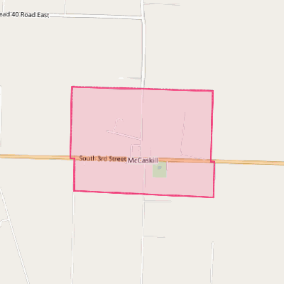 Map of McCaskill