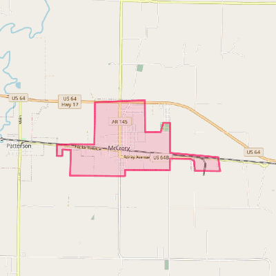 Map of McCrory