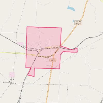 Map of McNeil