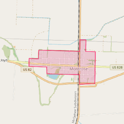 Map of Montrose