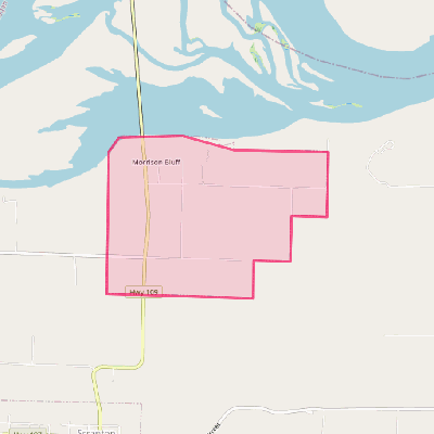 Map of Morrison Bluff