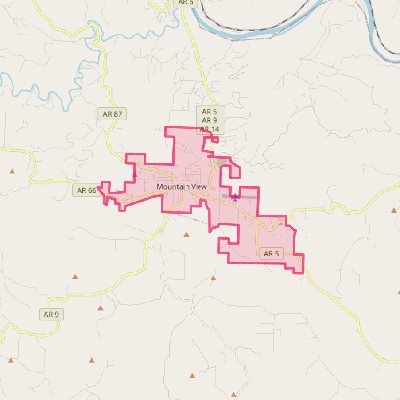 Map of Mountain View