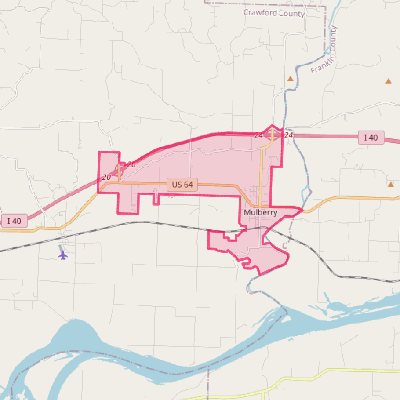 Map of Mulberry