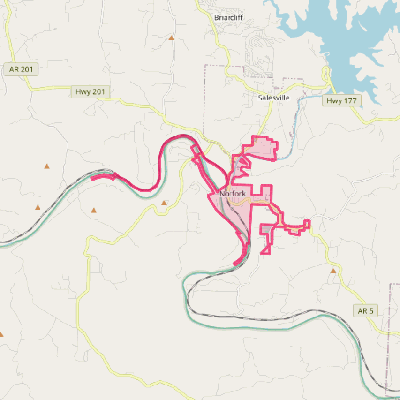 Map of Norfork