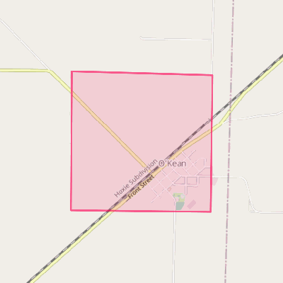 Map of O'Kean