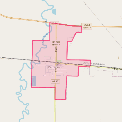 Map of Patterson