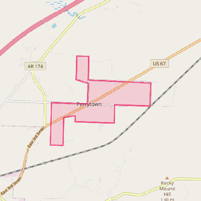 Map of Perrytown