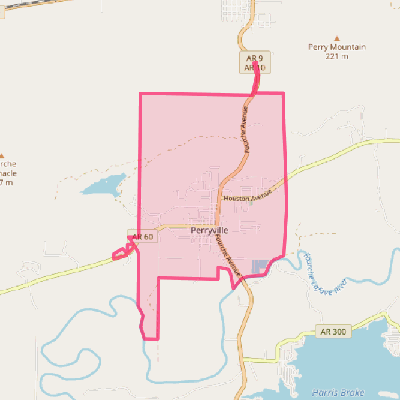 Map of Perryville