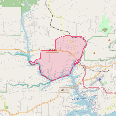 Map of Piney