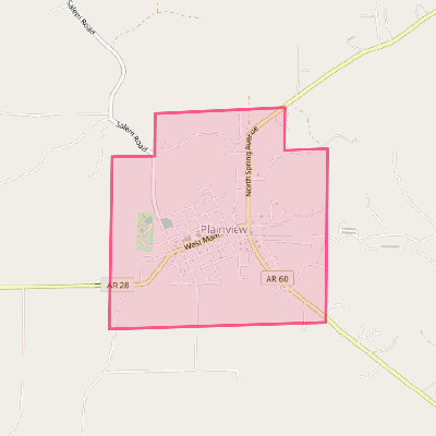 Map of Plainview