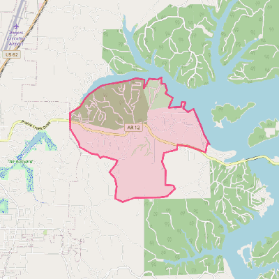 Map of Prairie Creek