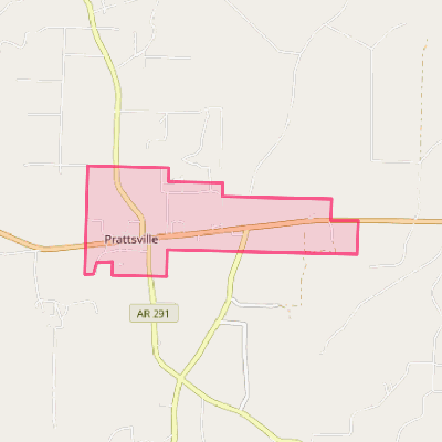 Map of Prattsville