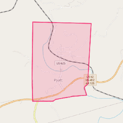 Map of Pyatt