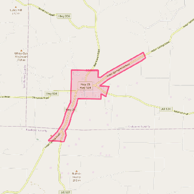 Map of Quitman