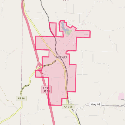 Map of Redfield