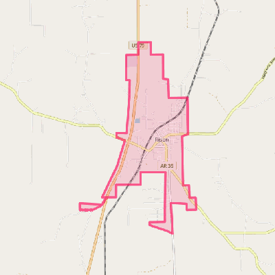 Map of Rison