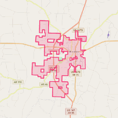 Map of Sheridan