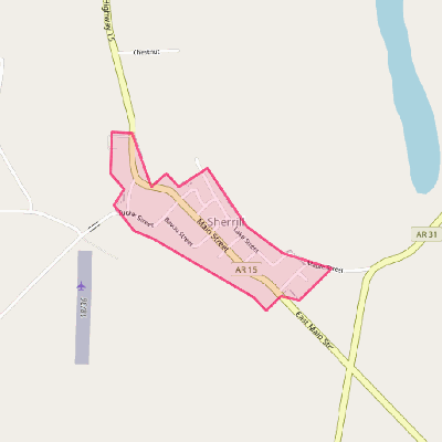 Map of Sherrill