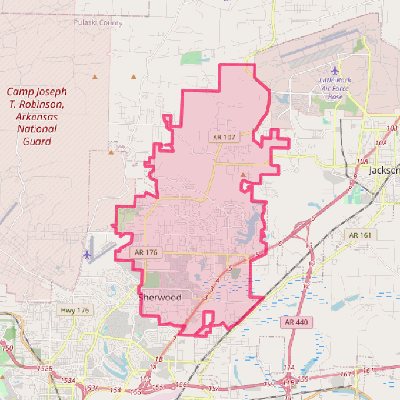 Map of Sherwood